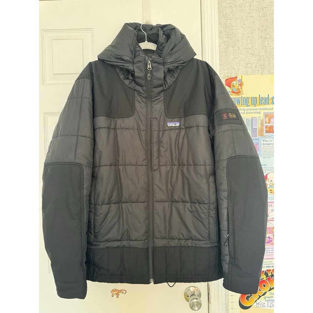 Vintage Patagonia Men’s Large Black Winter Insulated Rubicon Rider Jacket Coat - Picture 16 of 16